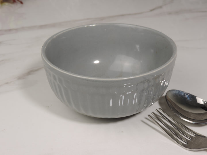 Dinnerware Collection Grey - Bowl  - Ceramic - 12*6 CM