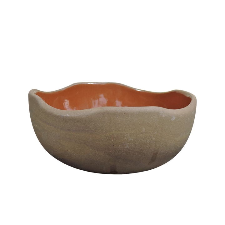 Trunkin' Ceramic Bowl Set of 2 // Microwave Safe Bowl // // Ideal for Snacks, Rice, Dal, Vegetables, Fruits, Salad, Noodles, Pasta & Soup // Bowls for Dinning Table // Size : 7"x2.5"/7"x3" Inches