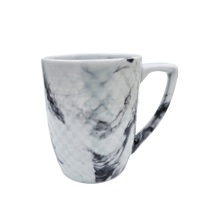 Mugs Set of 2 || Ceramic Mugs || Tea Mugs || Coffee Mugs || Microwave Safe || Black & White || 4.5"x3.75" Inch