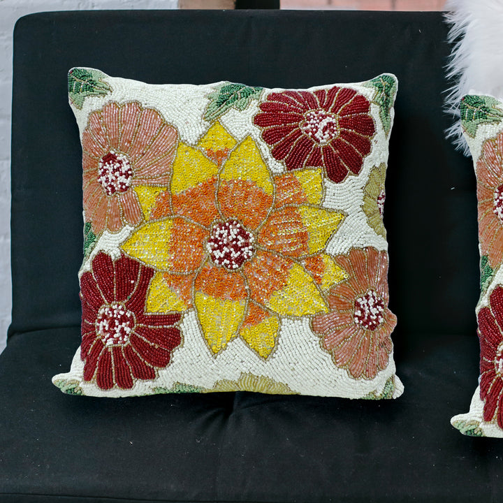 Embroidered Square Cushion Covers for Sofa Home Bedroom