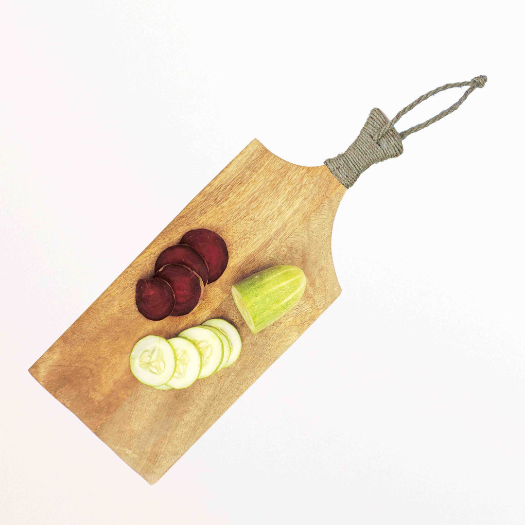 Wooden Chopping Board with Handle - 17*44*3 cm