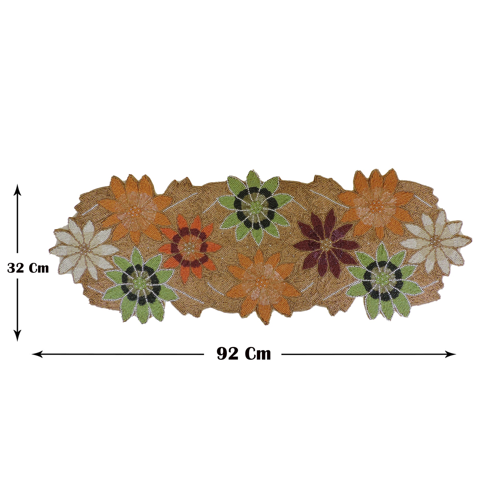 Multicolor Embroidered Table Runner