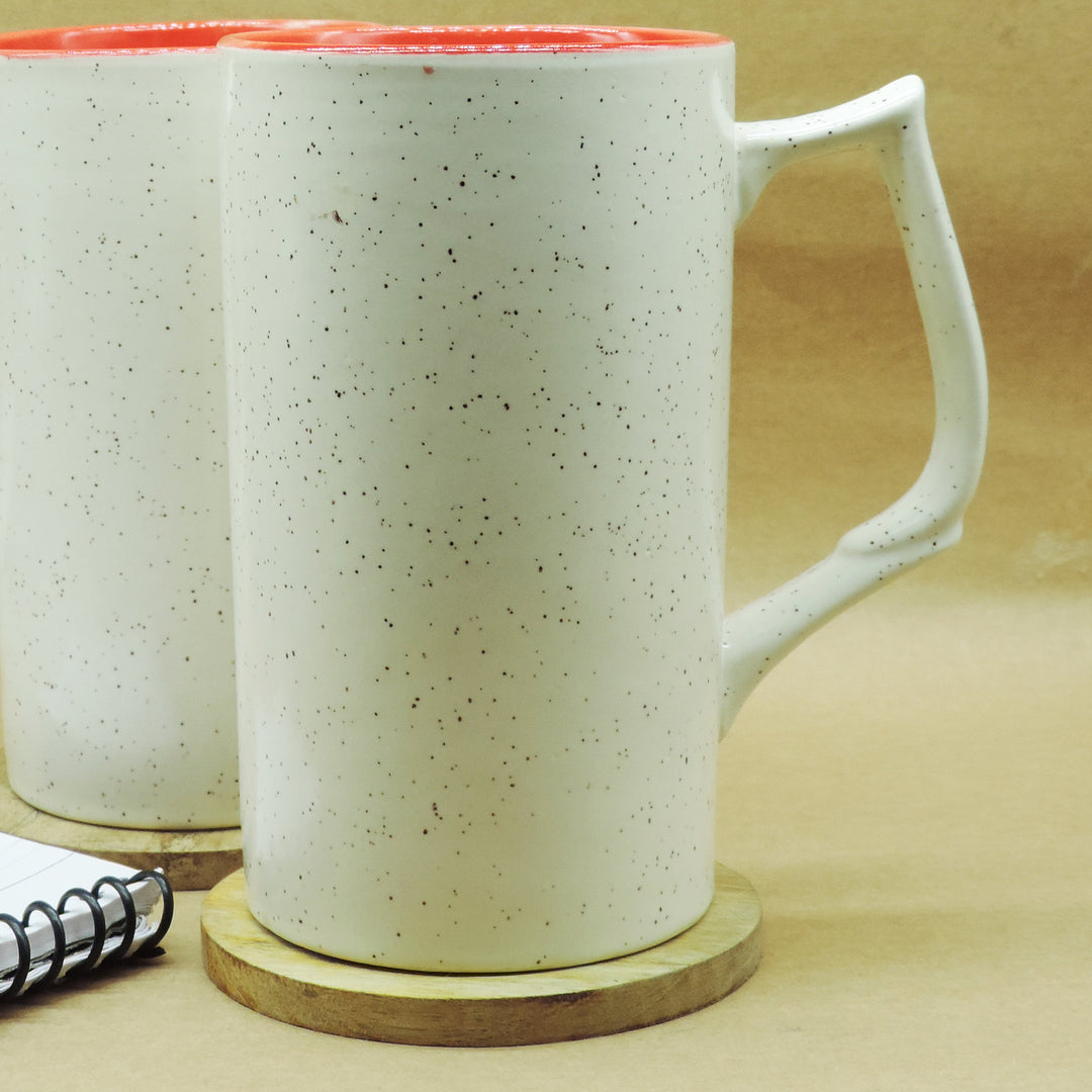 Dinnerware Collection Cream Mugs Set of 2 - 13x9x15 cm