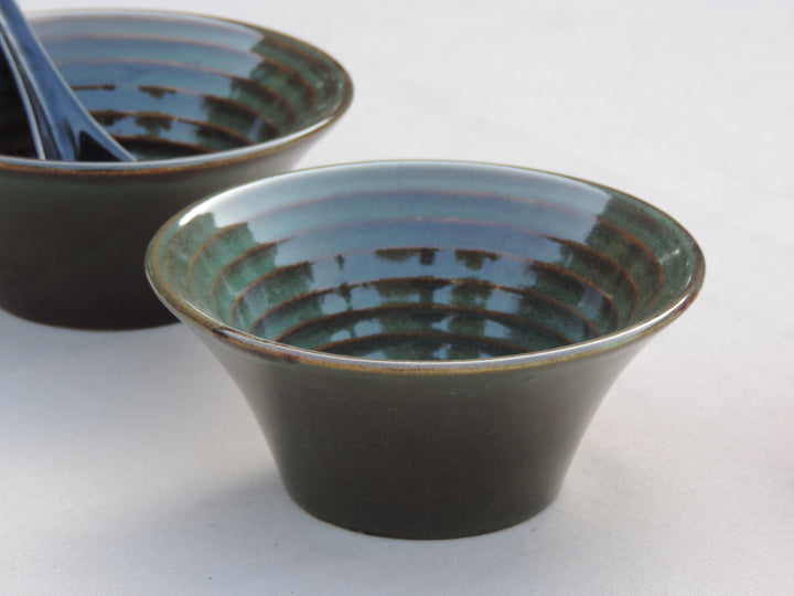 Dinnerware Collection - Ramen Bowl Set of 2 - Pine Green - Ceramic