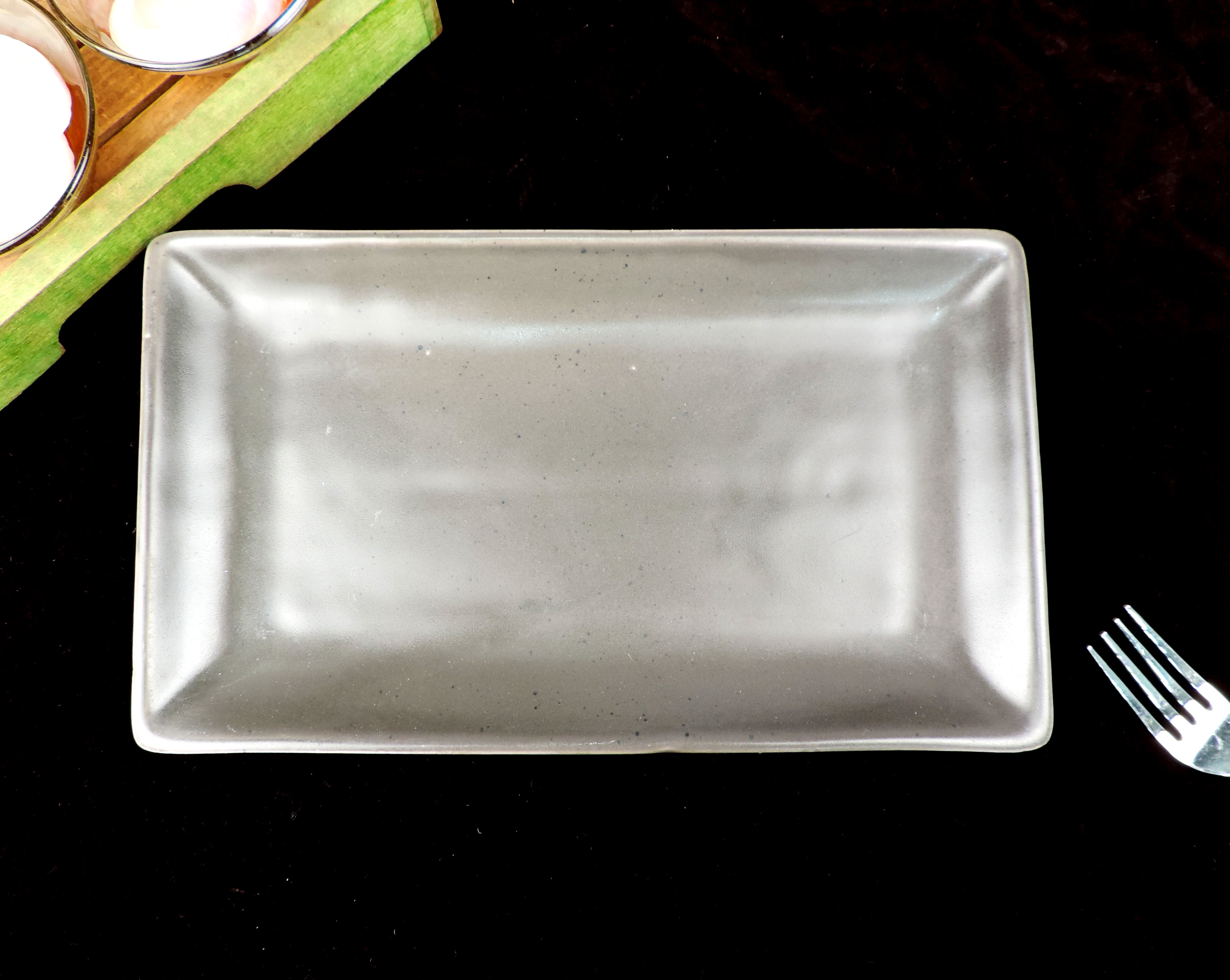 Light Brown Ceramic  Platters - 28*17 CM