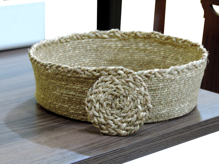 Seagrass Utility Basket - Black & Natural - Set of 3