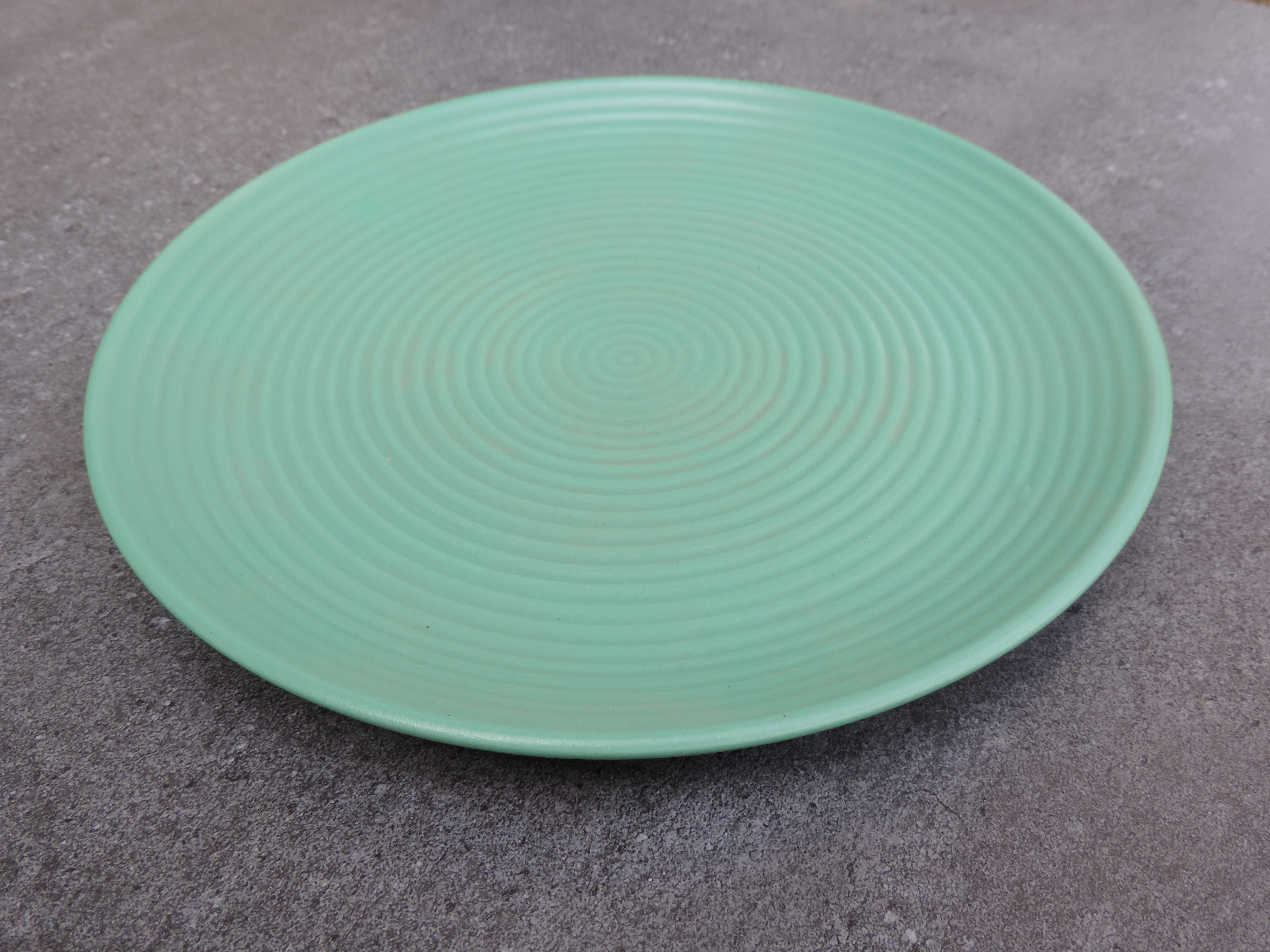 Dinnerware Collection Plates Sea Green Set of 4 - 10 Inches