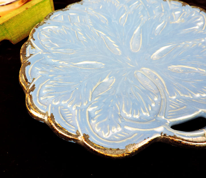 Blue Ceramic  Platters - 26CM Dia