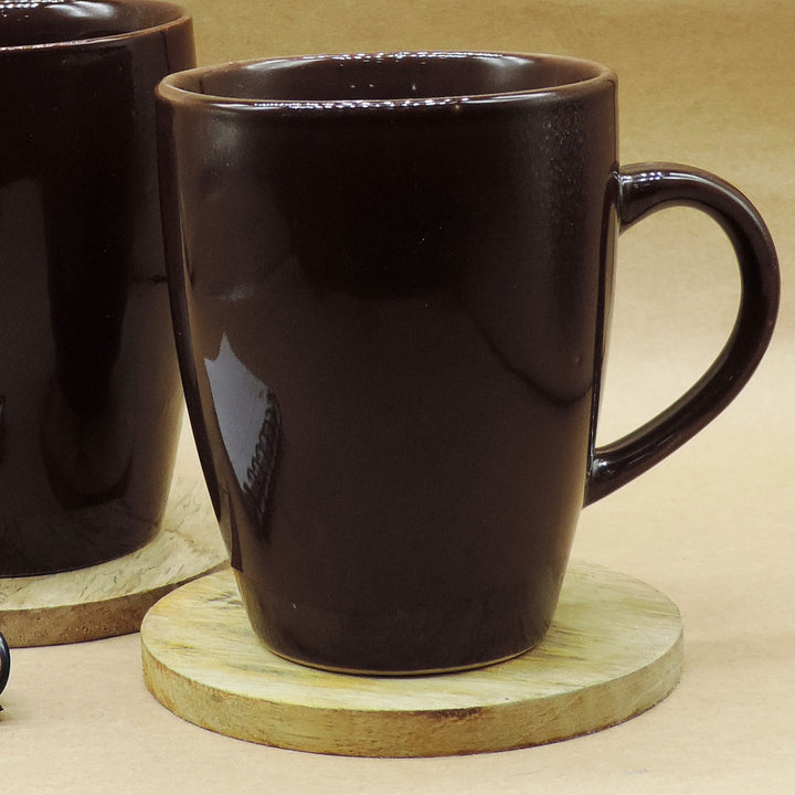 Dinnerware Collection Brown Mugs Set of 2 - 12x9x10 cm