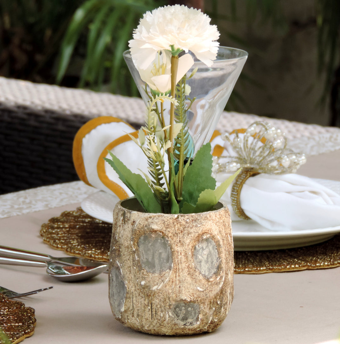 Trunkin' Bud vase / Glass Vase for Wedding, Events Decorating, Arrangements, Flowers, Office, or Home Decor / 3.5"x4"
