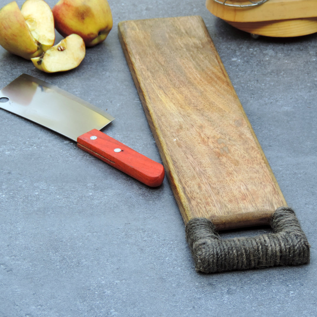 Wooden Chopping Board with Handle - 10x 46 x 2 cm