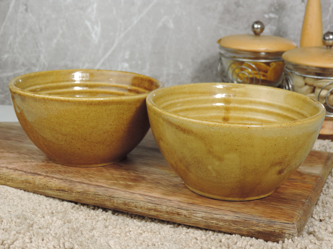 Dinnerware Collection Light Brown - Bowl  - Ceramic - 12*6 CM