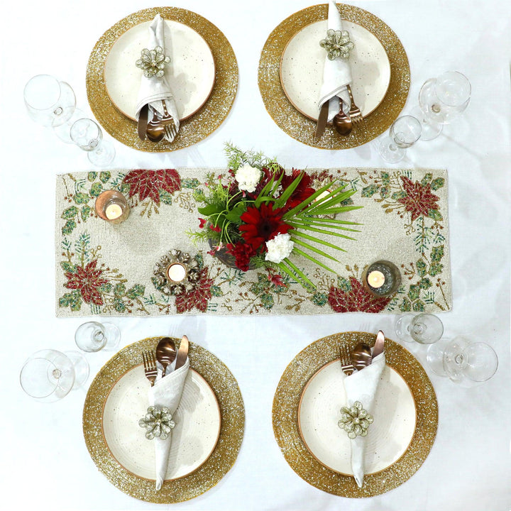 Knockout Napkin Rings / Gold / 3"x2.5 / Set of 4 - trunkin.in